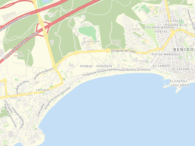 03502 Callosa D'Ensarria, Benidorm, Alicante, Comunidad Valenciana, España