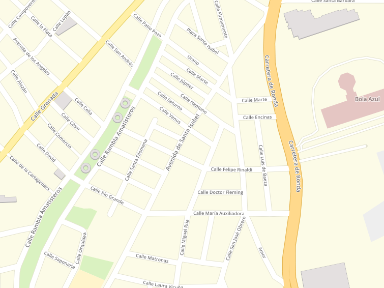 Avenida Santa Isabel, Almeria, Almería, Andalucía, España
