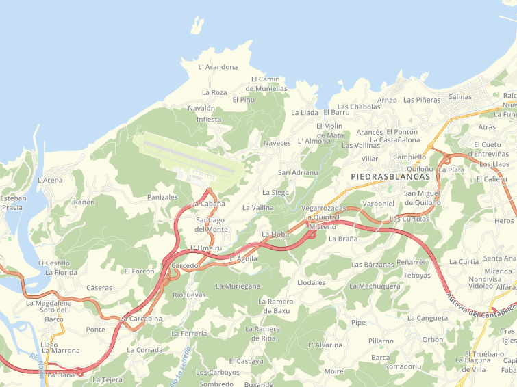 33457 La Cabornia (Castrillon), Asturias, Principado de Asturias, España