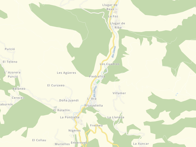 33160 Piedrafita (Riosa), Asturias, Principado de Asturias, España