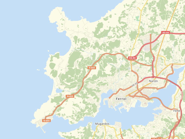 15405 Avenida Grandal, Ferrol, A Coruña, Galicia (Galícia), Espanya