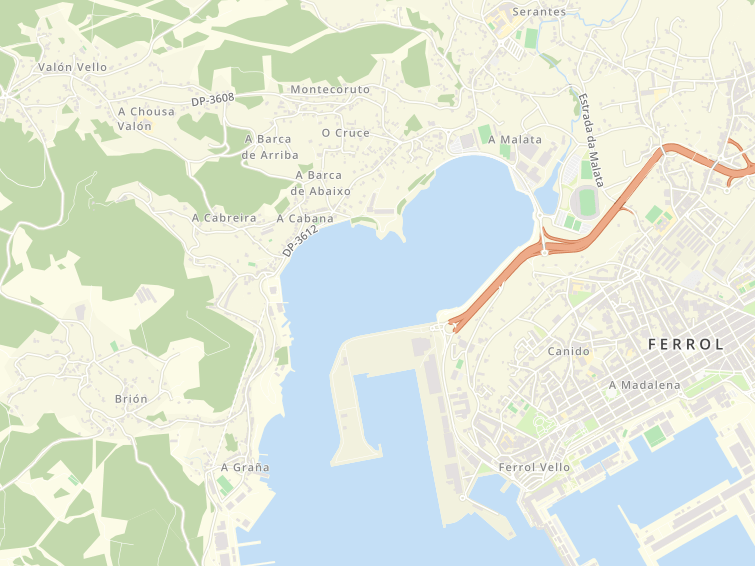 Carretera Alta Del Puerto, Ferrol, A Coruña, Galicia (Galícia), Espanya