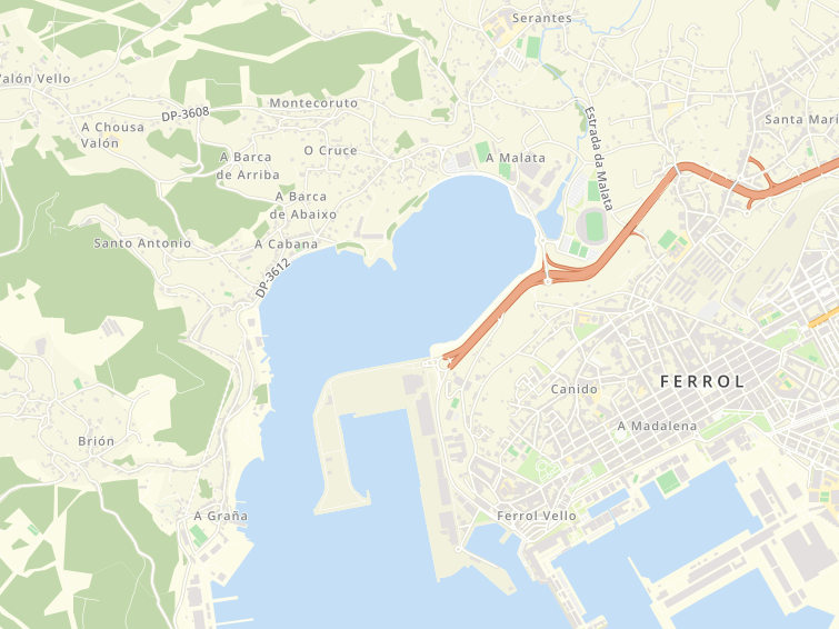 De A Coruña, Ferrol, A Coruña, Galicia (Galícia), Espanya