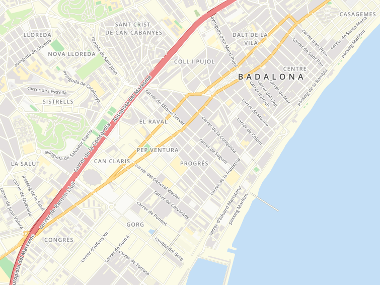 08912 Plaça Alcanar, Badalona, Barcelona, Cataluña (Catalunya), Espanya