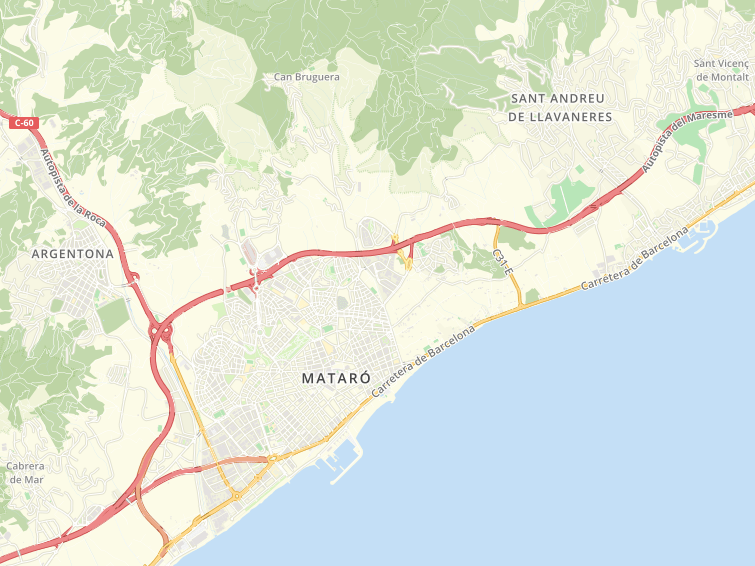 Carretera Nacional Ii, Mataro, Barcelona, Cataluña (Catalunya), Espanya