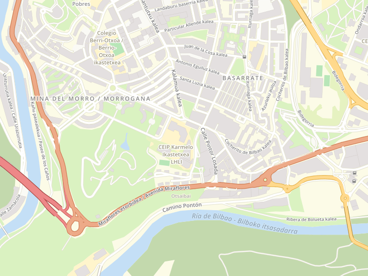 Avenida Miraflores, Bilbao, Bizkaia (Biscaia), País Vasco / Euskadi (País Basc), Espanya