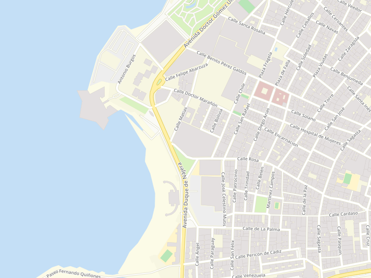 Avenida Duque De Najera, Cadiz (Cadis), Cádiz (Cadis), Andalucía (Andalusia), Espanya
