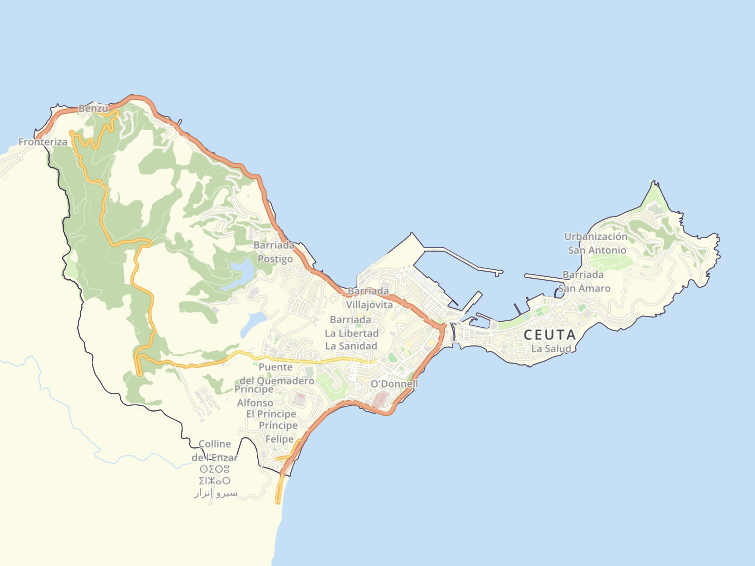 51001 Playa De La Rivera, Ceuta, Ceuta, Ceuta, Espanya