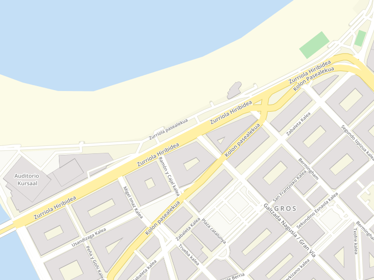 20002 Avenida Zurriola, Donostia-San Sebastian (Sant Sebastià), Gipuzkoa (Guipúscoa), País Vasco / Euskadi (País Basc), Espanya