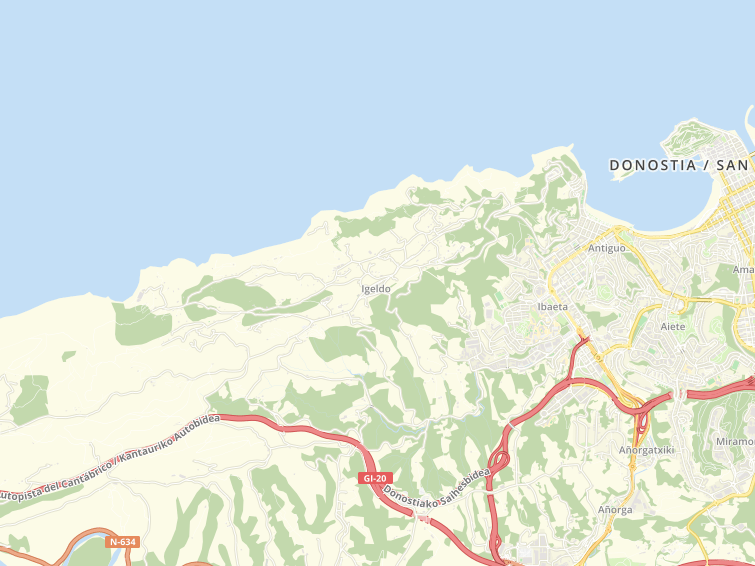 20008 Monte Igueldo, Donostia-San Sebastian (Sant Sebastià), Gipuzkoa (Guipúscoa), País Vasco / Euskadi (País Basc), Espanya