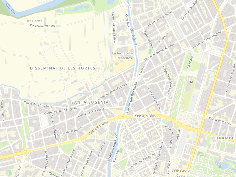 Santa Eugenia, Girona, Girona, Cataluña (Catalunya), Espanya