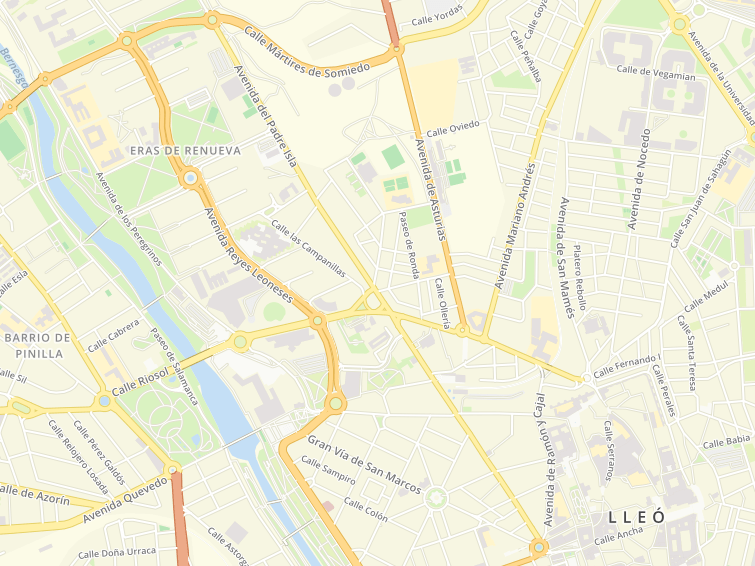 Avenida Padre Isla, Leon (Lleó), León (Lleó), Castilla y León (Castella i Lleó), Espanya