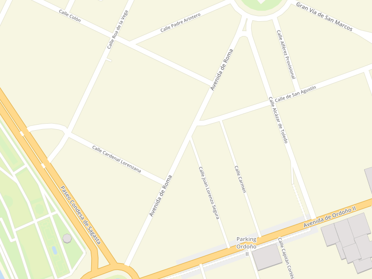 24001 Avenida Roma, Leon (Lleó), León (Lleó), Castilla y León (Castella i Lleó), Espanya