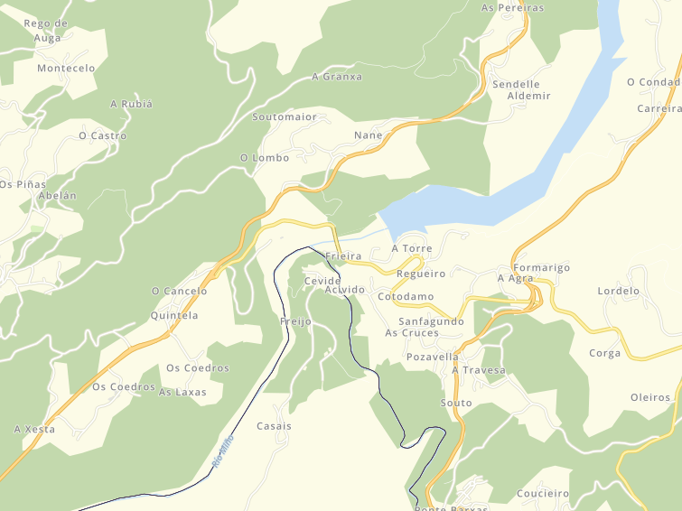 32236 A Frieira (Padrenda), Ourense, Galicia (Galícia), Espanya