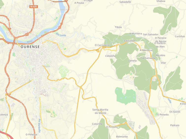 32004 Punxin, Ourense, Ourense, Galicia (Galícia), Espanya