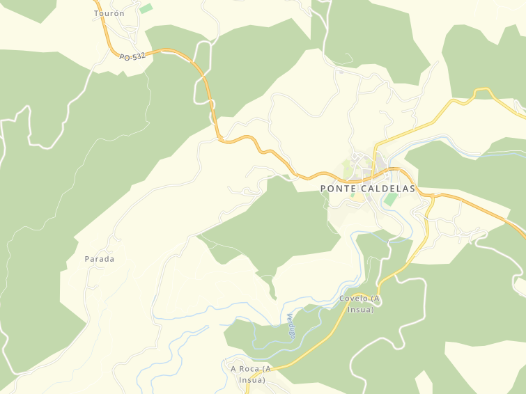 36820 Caldelas (Ponte-Caldelas Ponte Caldelas), Pontevedra, Galicia (Galícia), Espanya