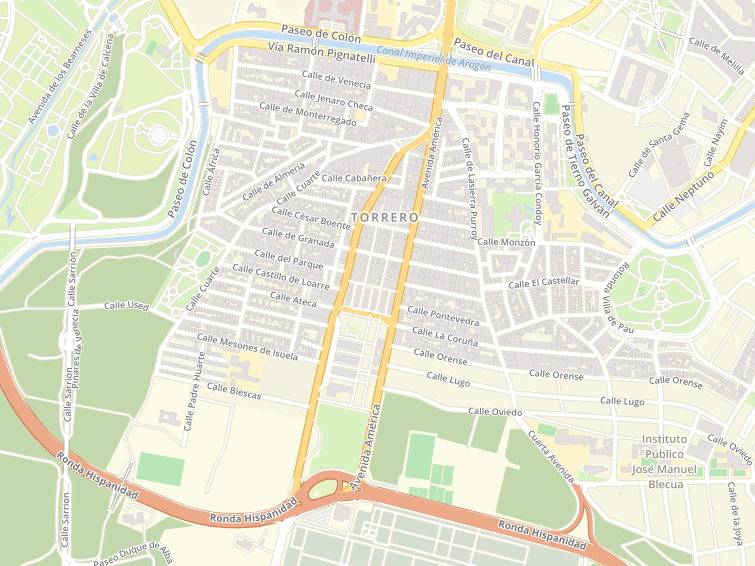 Avenida America, Zaragoza (Saragossa), Zaragoza (Saragossa), Aragón (Aragó), Espanya