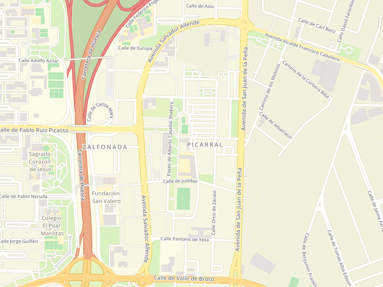 50015 Avenida Salvador Allende, Zaragoza (Saragossa), Zaragoza (Saragossa), Aragón (Aragó), Espanya