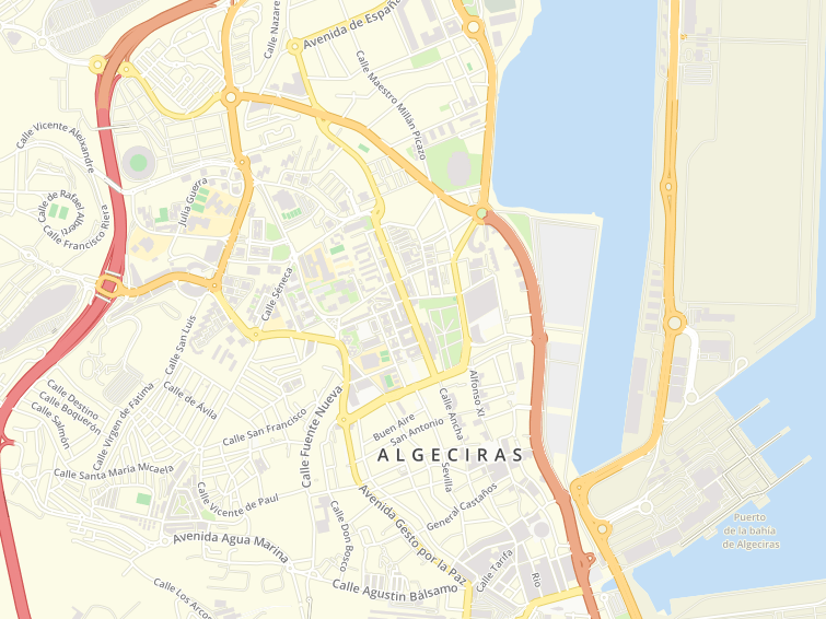 Avenida Virgen Del Carmen, Algeciras, Cádiz, Andalucía, España