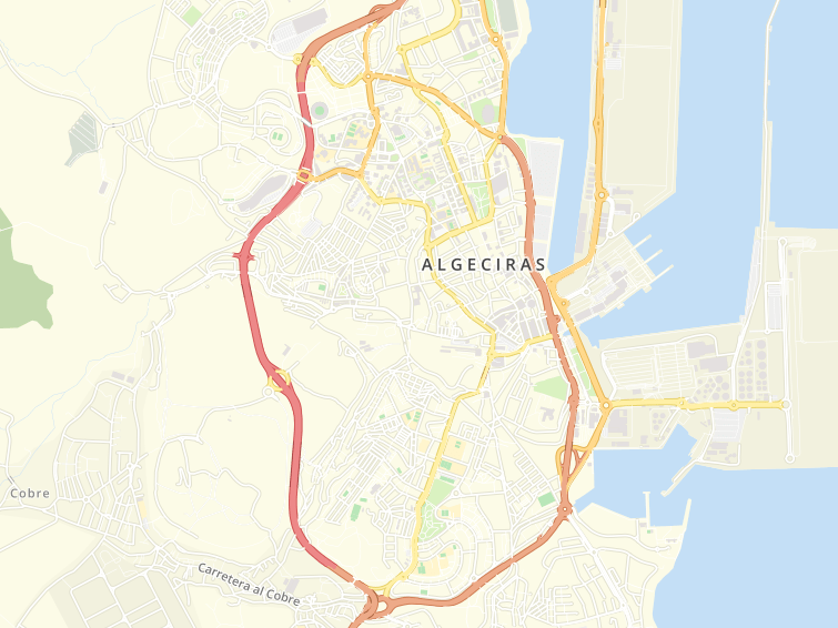 Carretera Cadiz, Algeciras, Cádiz, Andalucía, España