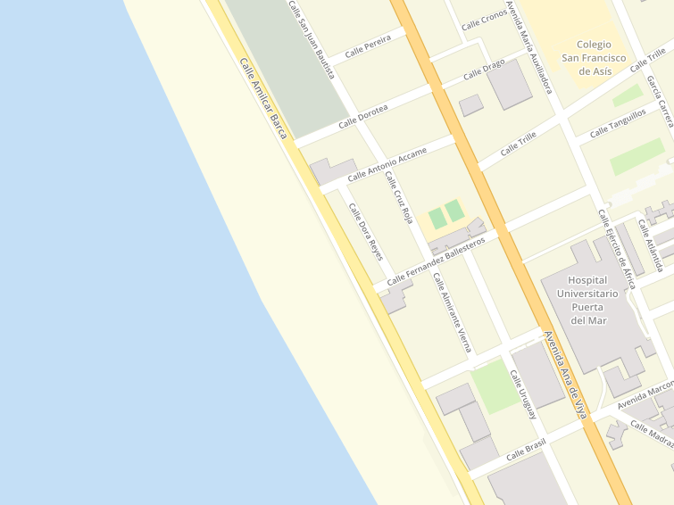 Avenida Amilcar Barca, Cadiz, Cádiz, Andalucía, España