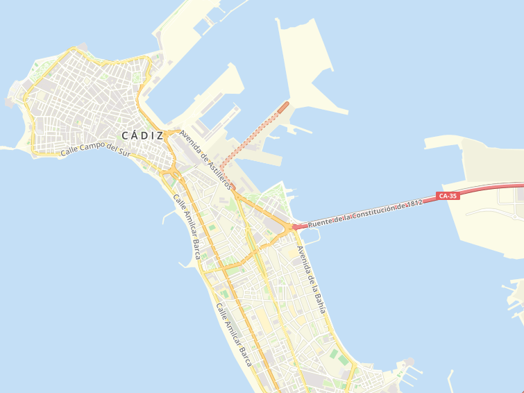 Avenida General Lopez Pinto, Cadiz, Cádiz, Andalucía, España