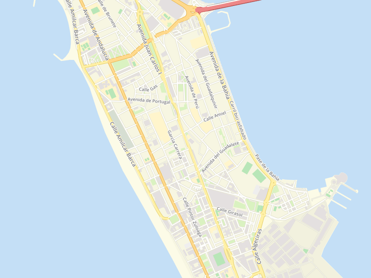 Avenida Juan Carlos I, Cadiz, Cádiz, Andalucía, España
