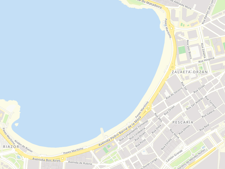 Avenida Pedro Barrie De La Maza, A Coruña, A Coruña, Galicia, Spain