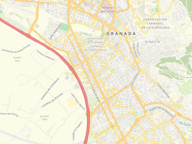 Camino Ronda, Granada, Granada, Andalucía (Andalusia), Spain