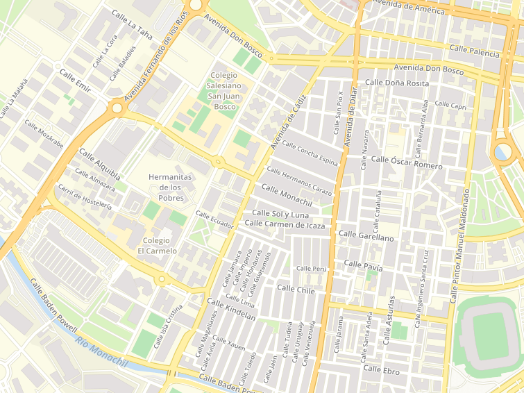 Avenida Cadiz, Granada, Granada, Andalucía, España