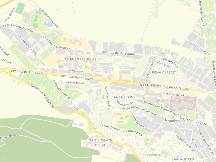 Avenida Andalucia, Jaen, Jaén, Andalucía, España