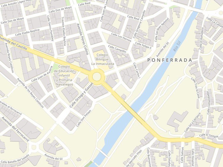 Avenida Del Sil, Ponferrada, León, Castilla y León, España