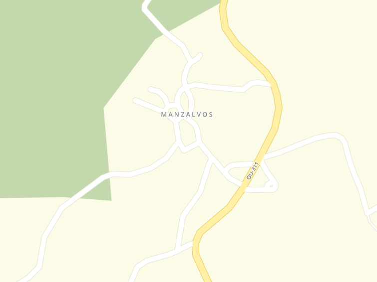 32548 Manzalvos, Ourense (Orense), Galicia, España