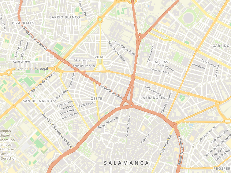 Avenida Portugal, Salamanca, Salamanca, Castilla y León, España