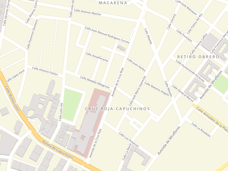 Avenida Cruz Roja, Sevilla, Sevilla, Andalucía, España