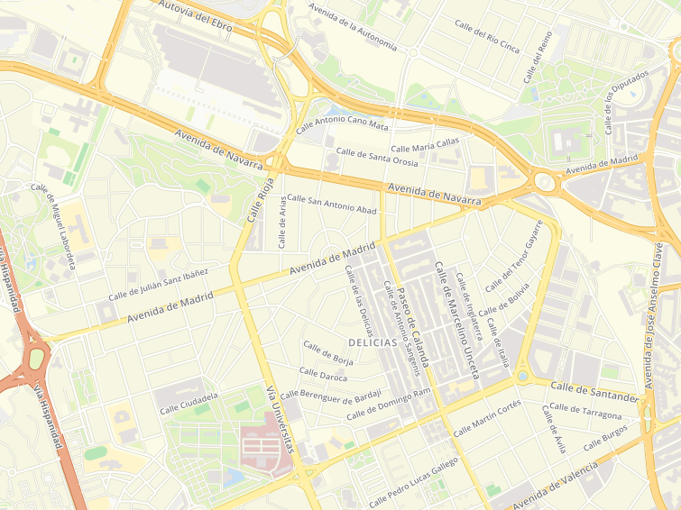 Avenida Madrid, Zaragoza, Zaragoza, Aragón, España