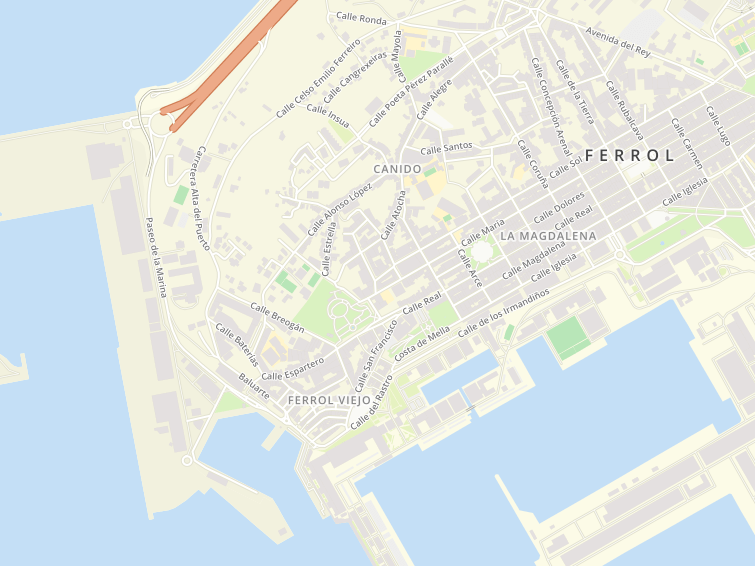 Concepcion Arenal, Ferrol, A Coruña, Galicia, España