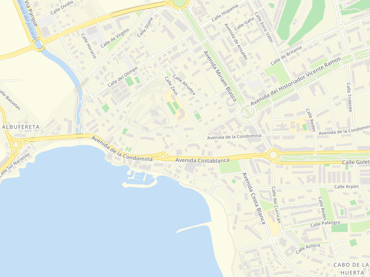 Avenida Condomina, Alicante/Alacant, Alicante, Comunidad Valenciana, España