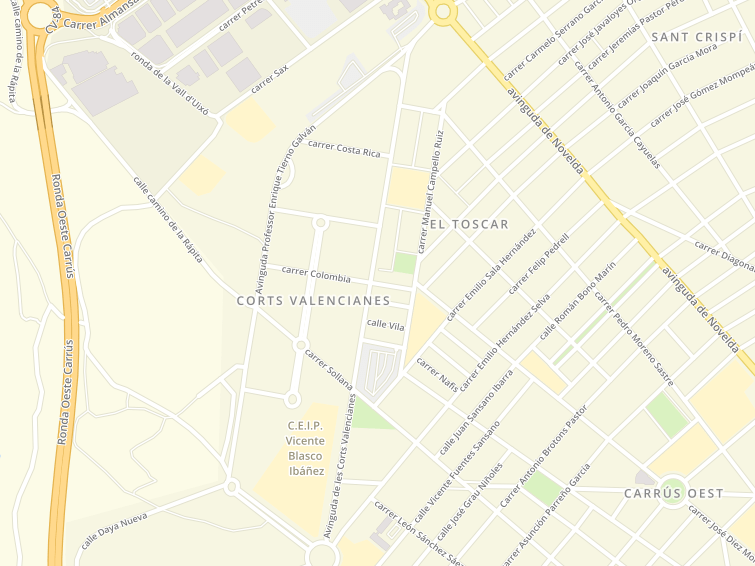 03205 Avenida Cortes Valencianas, Elx/Elche, Alicante, Comunidad Valenciana, España