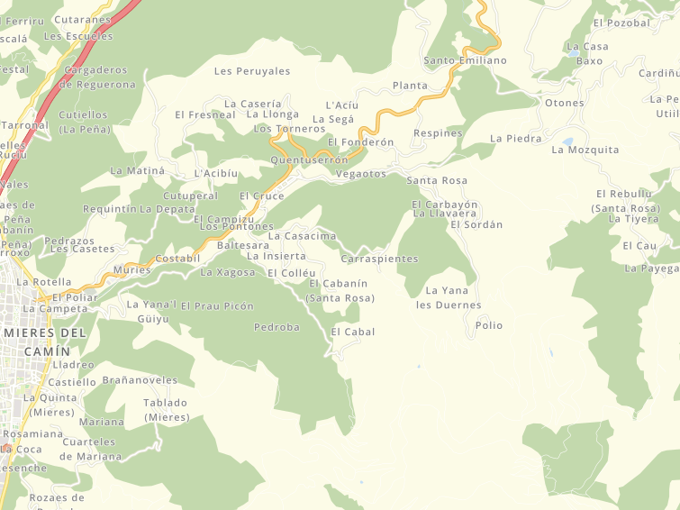 33616 Mieres Extrarradio (Mieres), Asturias, Principado de Asturias, España