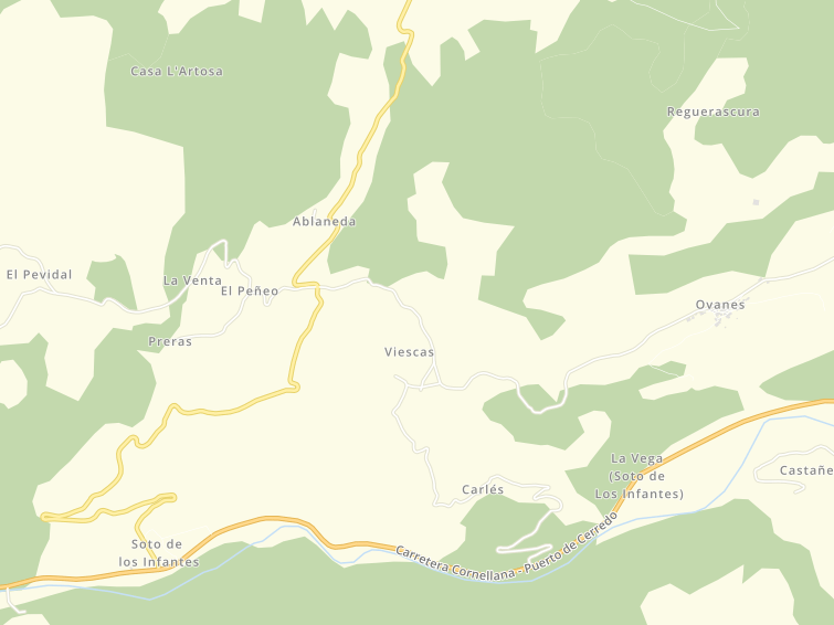 33869 Viescas (Salas), Asturias, Principado de Asturias, España