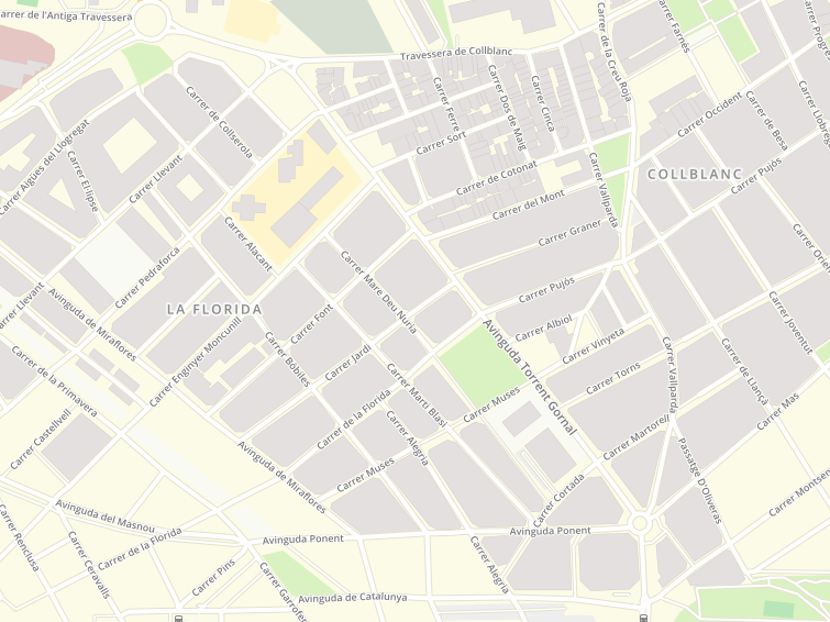 Avenida Torrente Gornal, L'Hospitalet De Llobregat, Barcelona, Cataluña, España