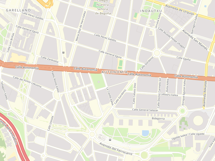 Avenida Ferrocarril, Bilbao, Bizkaia (Vizcaya), País Vasco / Euskadi, España