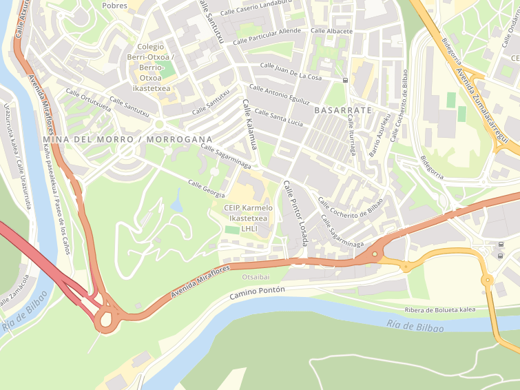 Avenida Miraflores, Bilbao, Bizkaia (Vizcaya), País Vasco / Euskadi, España