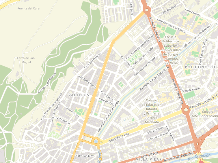Avenida Cid Campeador, Burgos, Burgos, Castilla y León, España