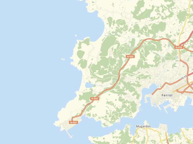15593 Camino Pitocan, Ferrol, A Coruña, Galicia (Galícia), Espanya