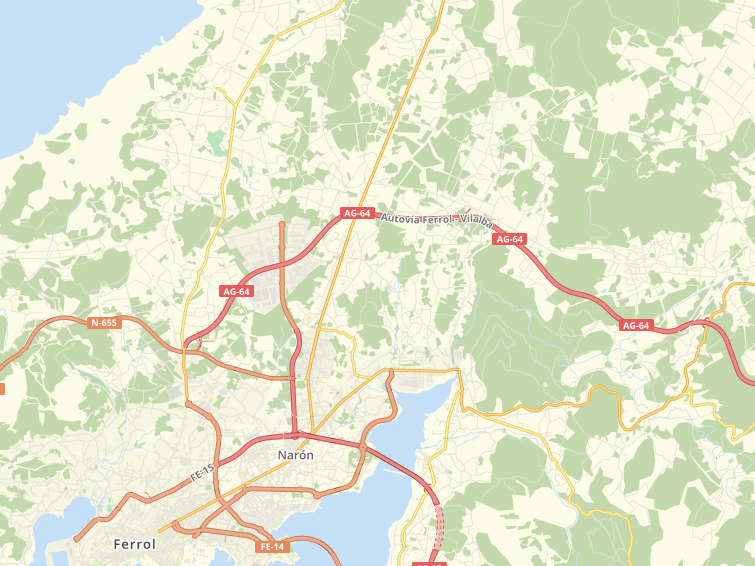 15570 Viena, Naron, A Coruña, Galicia (Galícia), Espanya