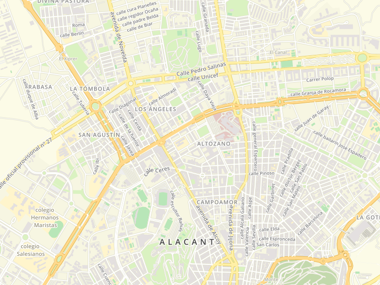 Plaza España, Alicante/Alacant, Alicante (Alacant), Comunidad Valenciana (País Valencià), Espanya
