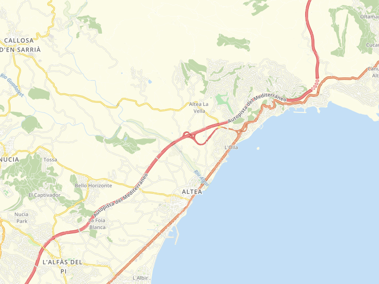 03590 Altea, Alicante (Alacant), Comunidad Valenciana (País Valencià), Espanya