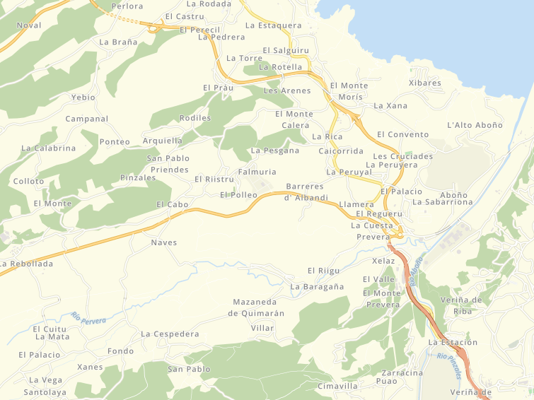 33492 Barreres (Pervera-Carreño), Asturias (Astúries), Principado de Asturias (Principat d'Astúries), Espanya